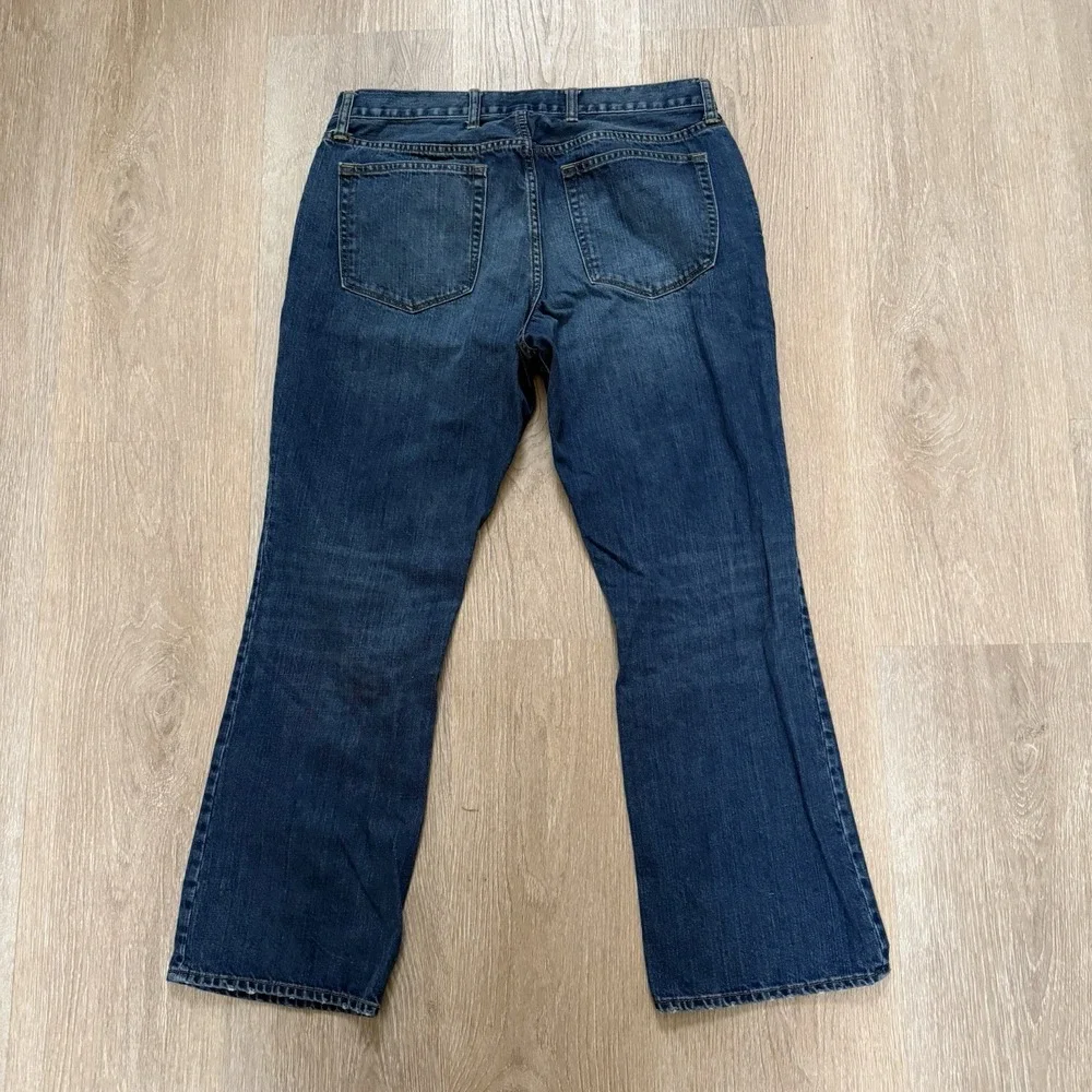 Gap Jeans Boot Fit Mens‎ Size 36x30 Blue Relaxed Y2K 90s Grunge Distressed